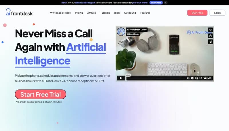My AI Front Desk screenshot