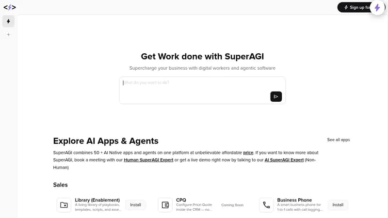 superagi website