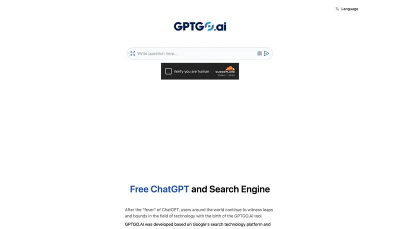 GPTGO screenshot