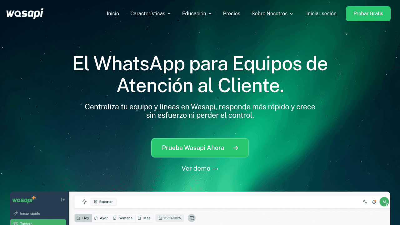 wasapi website