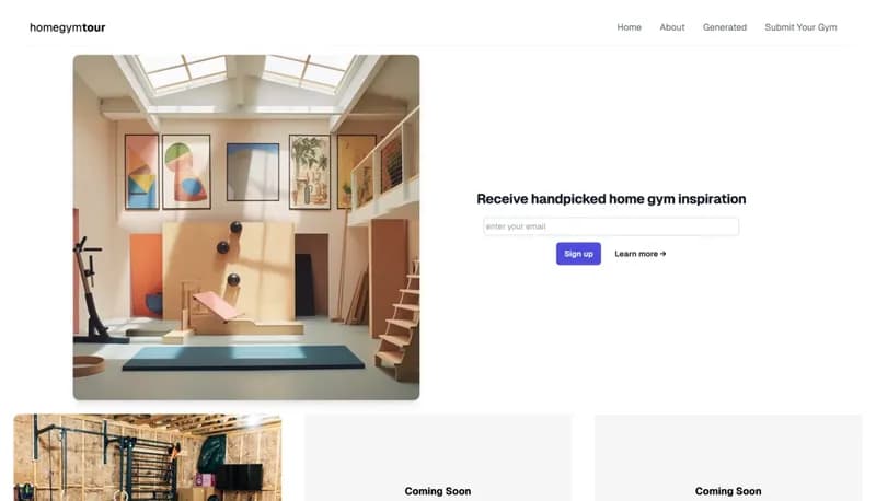 homegymtour screenshot