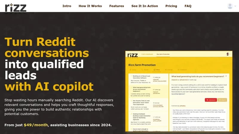 rizz.farm website