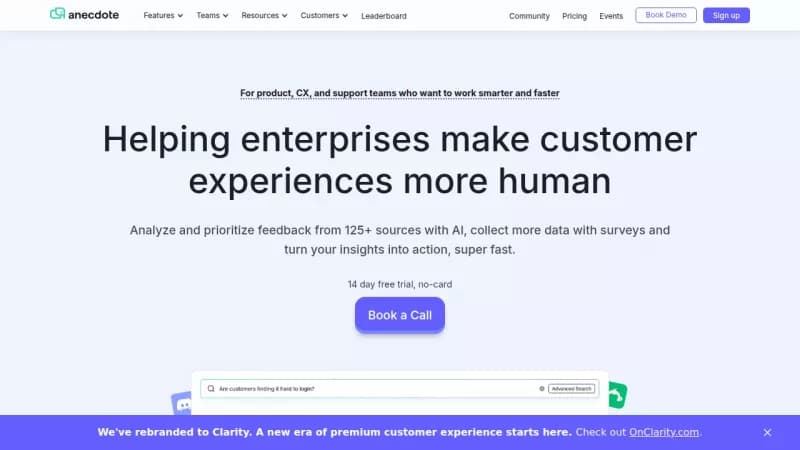 Anecdote AI screenshot