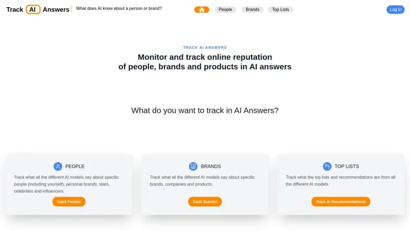 Track AI Answers screenshot