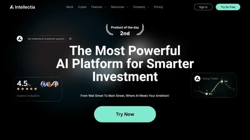 Intellectia.AI screenshot