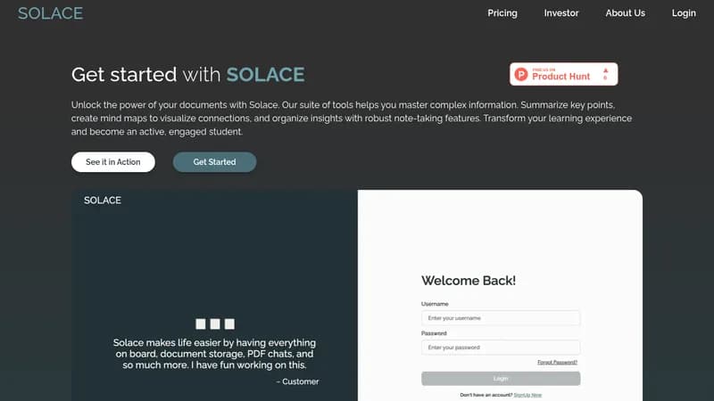 solace website