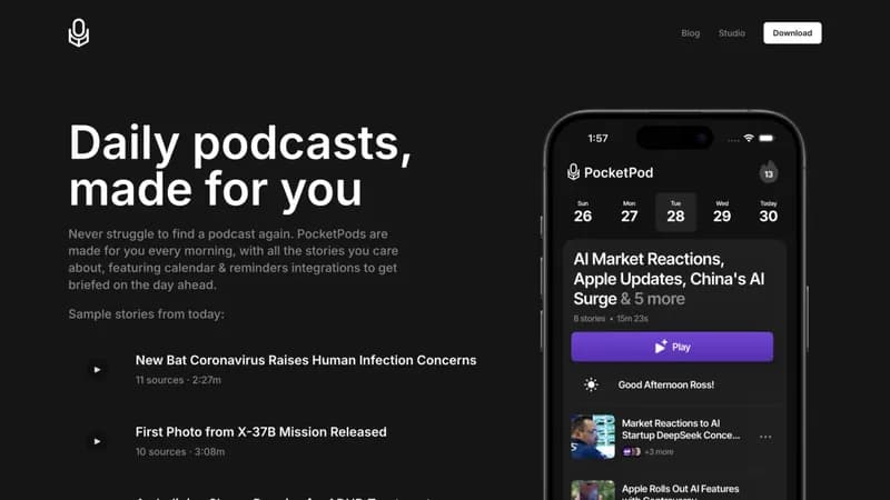 PocketPod screenshot