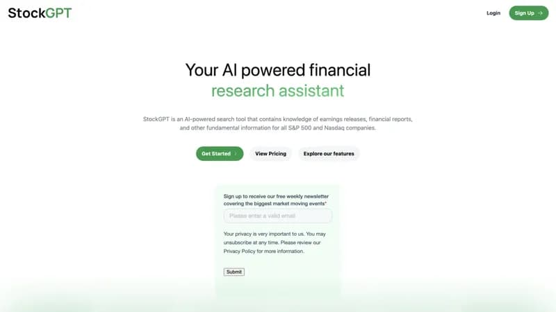 StockGPT screenshot
