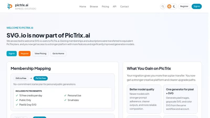 pictrix website