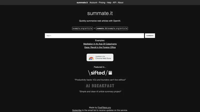 summate.it screenshot