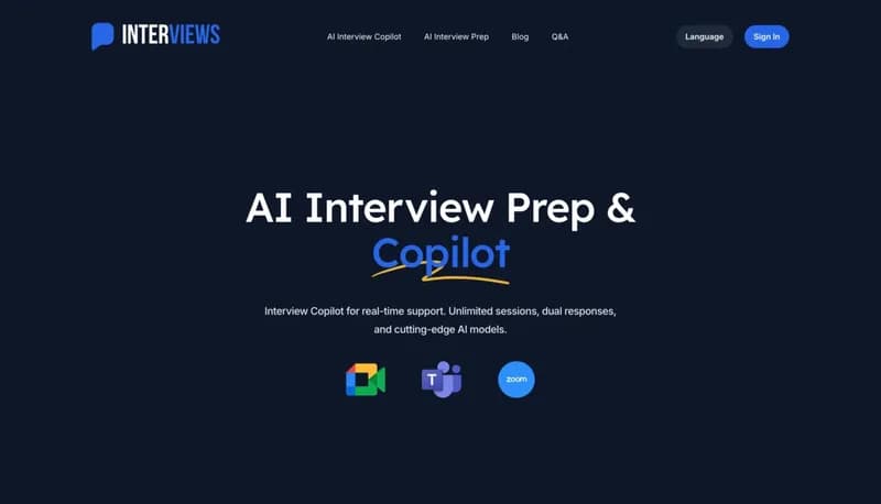 Interviews Chat AI screenshot