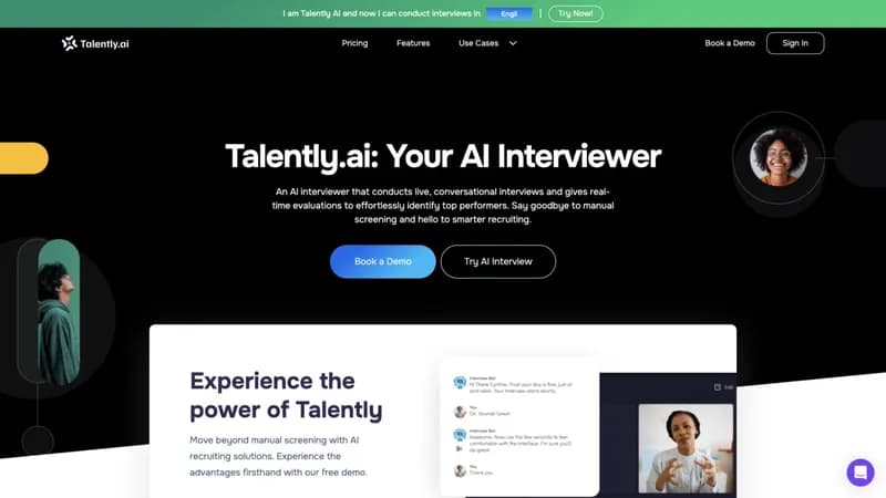 Talently.ai screenshot