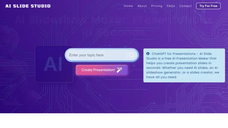 AI Slide Studio screenshot