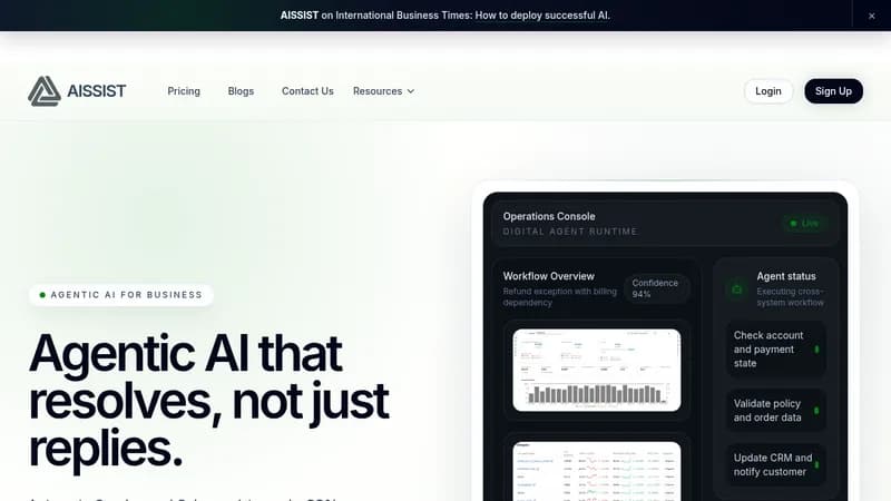 aissist website