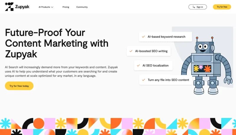 Zupyak screenshot