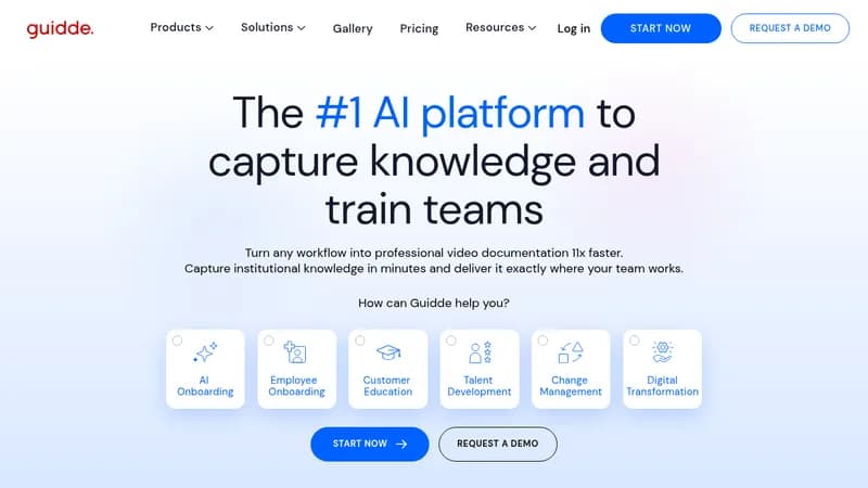 guidde website