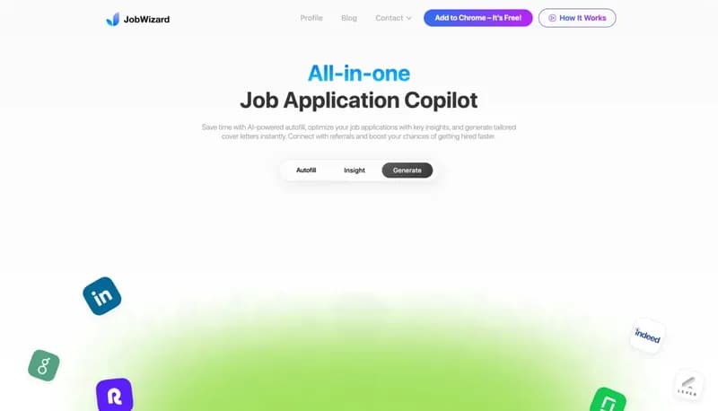 JobWizard screenshot