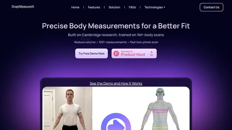 snapmeasureai website