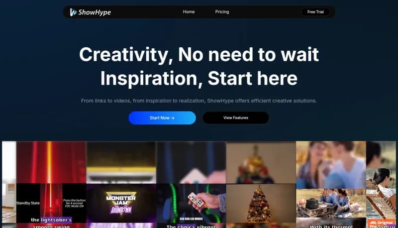 ShowHype.ai screenshot