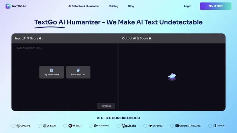 TextGo AI Humanizer screenshot