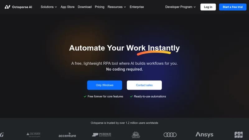 octoparse ai website