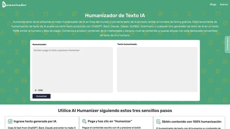 Humanizador de IA screenshot
