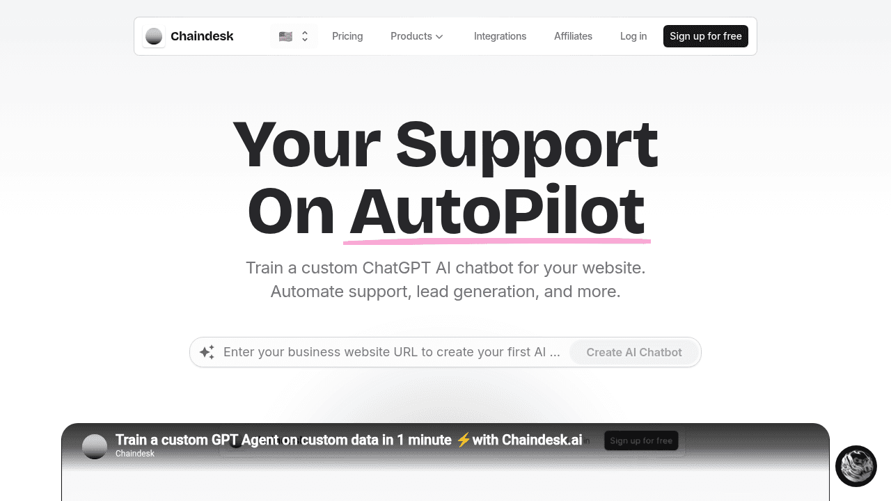 chaindesk website