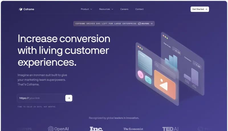 Coframe screenshot