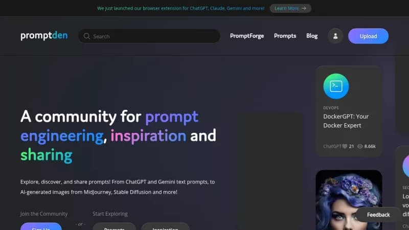 PromptDen screenshot