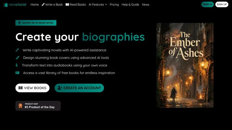 novelistai website
