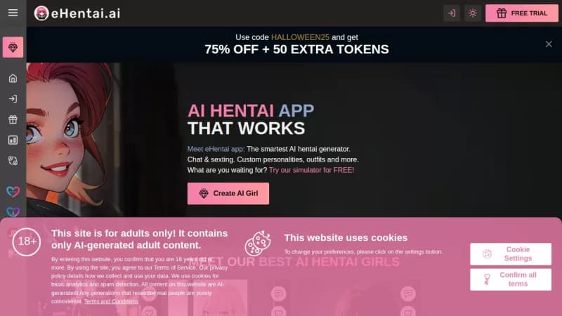 eHentai AI Hentai Generator screenshot