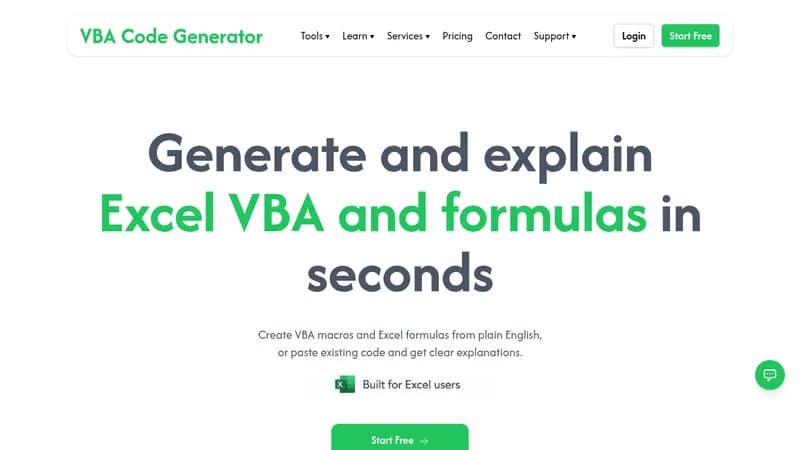 vba code generator website