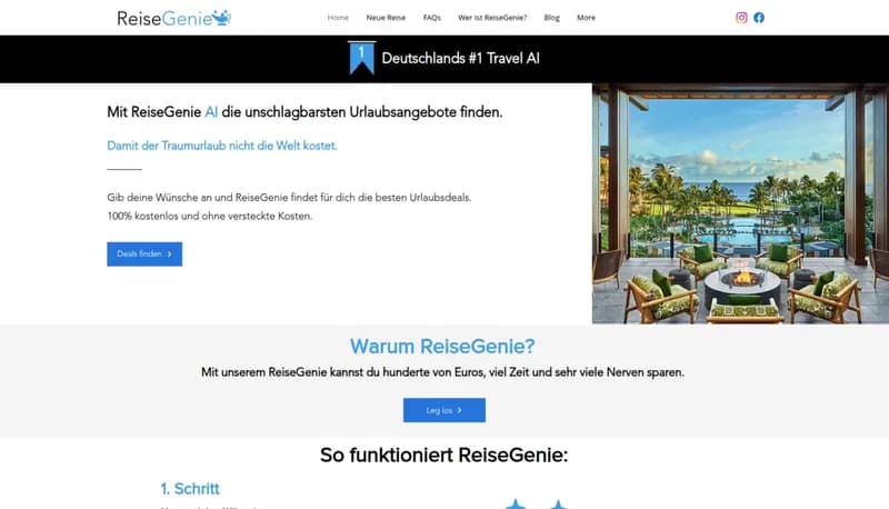 ReiseGenie AI screenshot