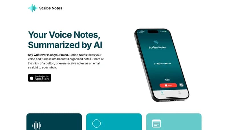 Scribe Notes screenshot