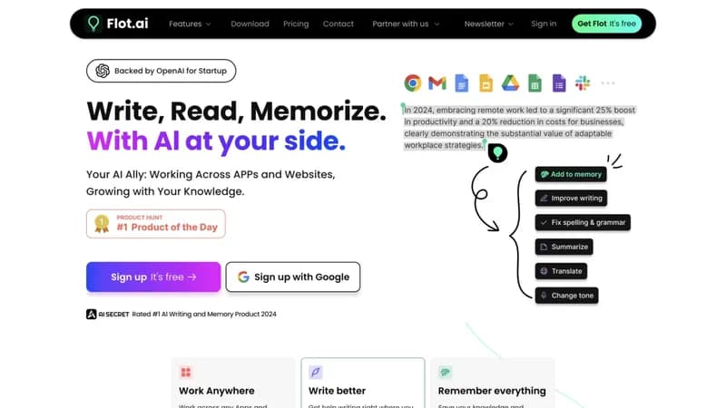 Flot AI screenshot