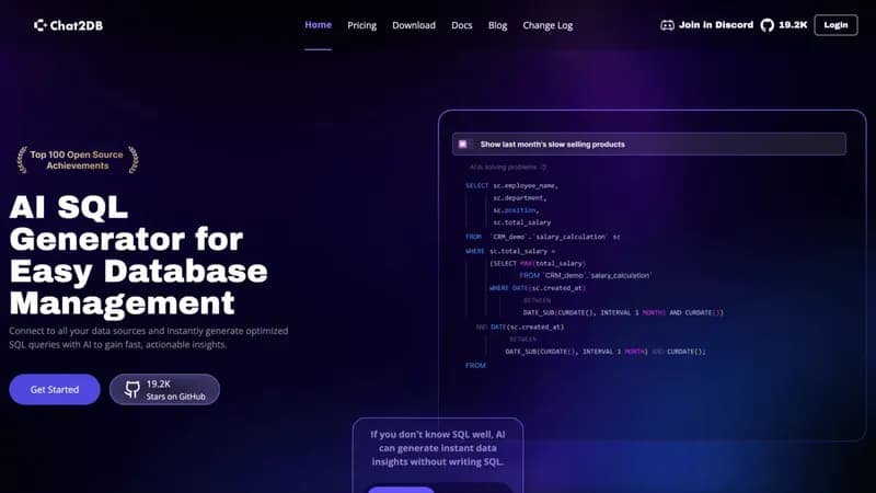 Chat2DB screenshot