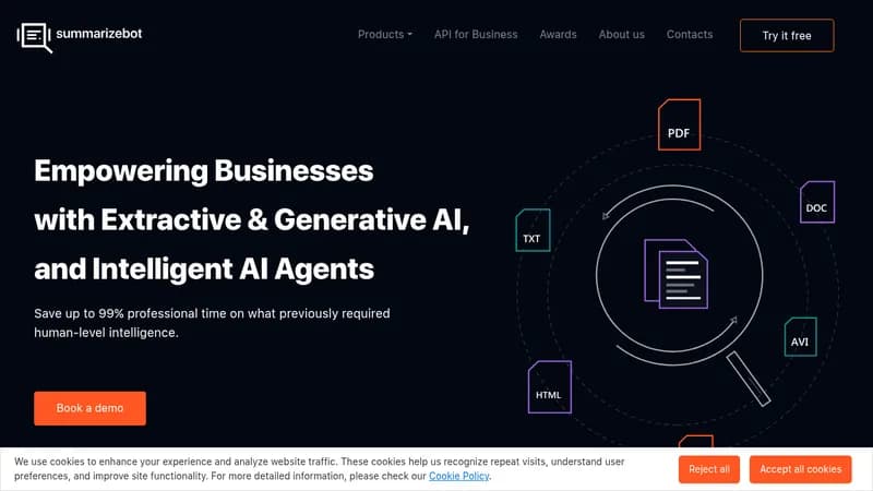 summarizebot website