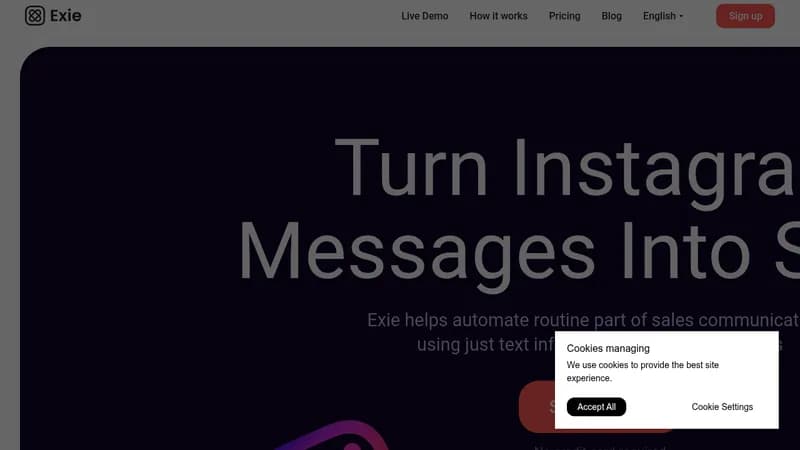 exie website