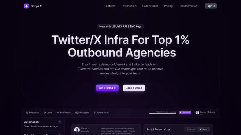 drippi ai website