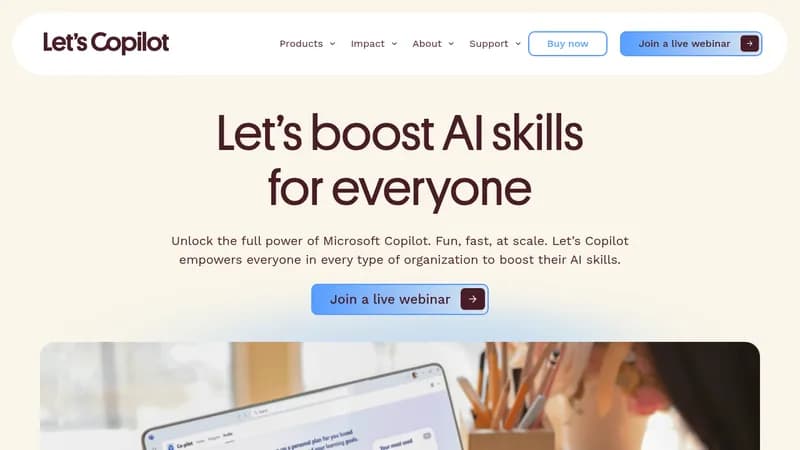 let’s copilot website