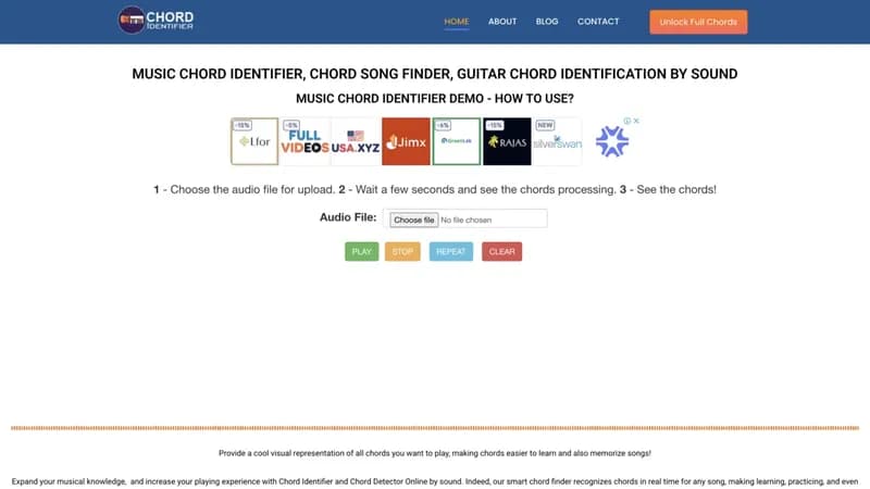 Chord Identifier screenshot