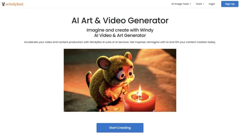 windybot.com screenshot