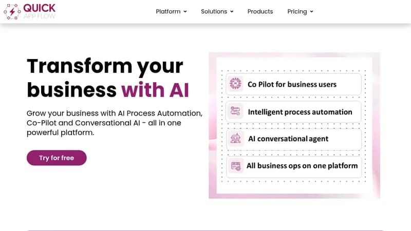 quickappflow website
