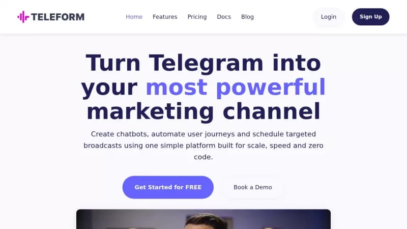 Teleform screenshot