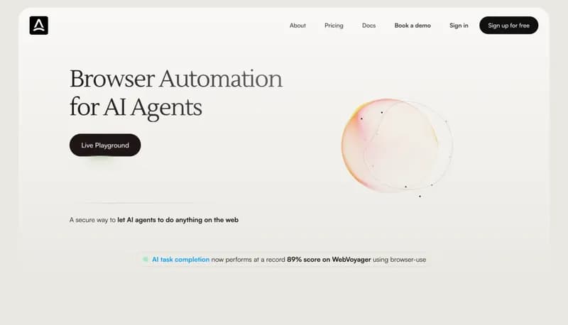 Anchor Browser screenshot