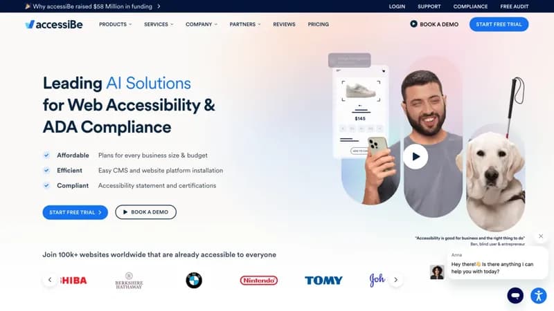 accessiBe screenshot