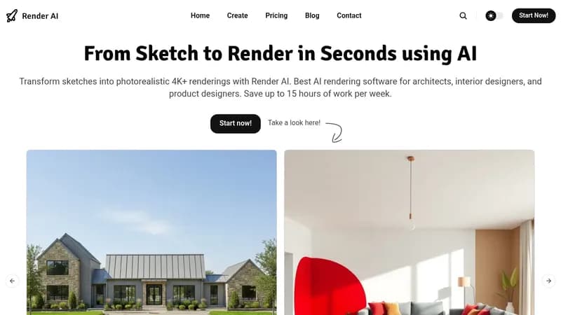 render ai website