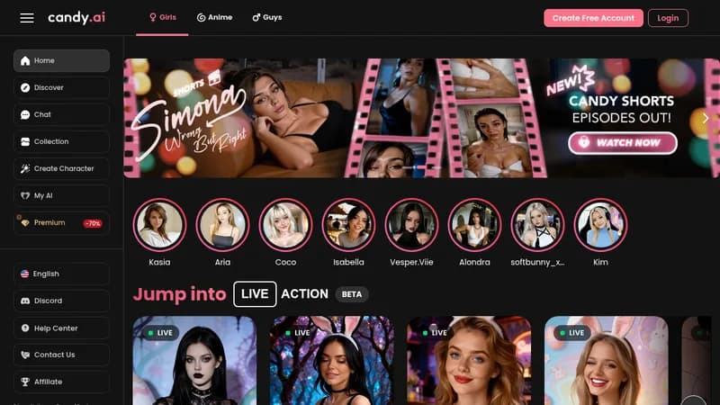 candy ai website
