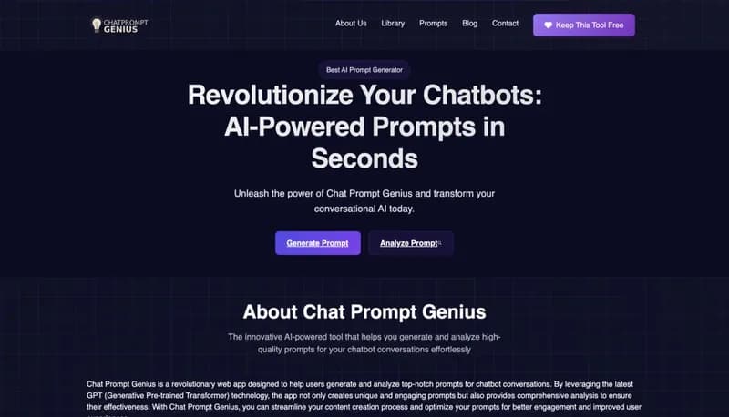 Chat Prompt Genius screenshot