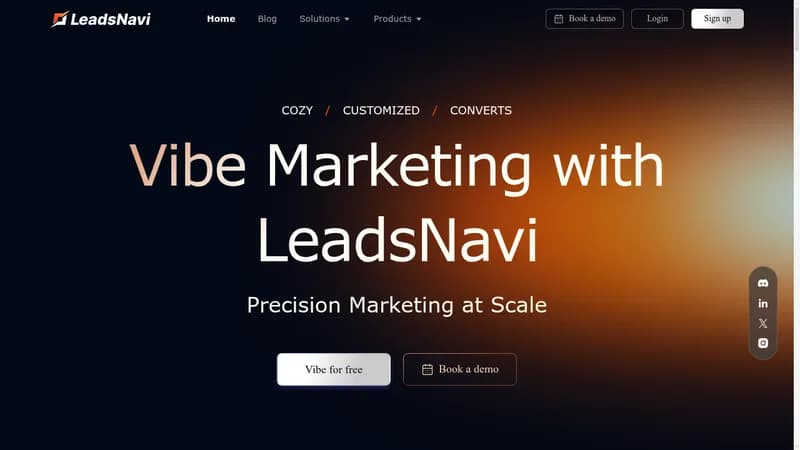 leadsnavi website